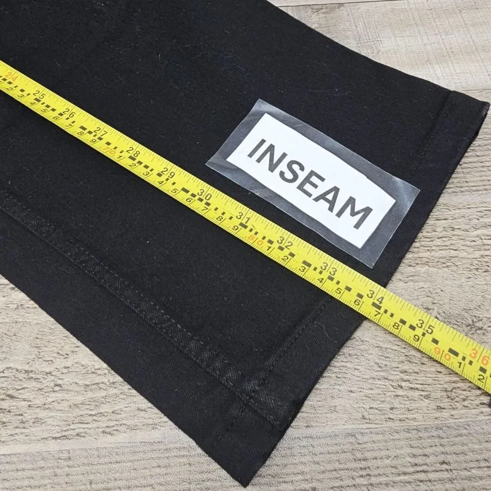 NWT The Perfect Jean NYC Size 48 Athletic Fit Bandit Black Stretch‎ 34